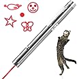 murr Light Pen for Cats | Chase Toys Pointer Toy | Cat Red Pointer | interactive Light All Breeds | Silver