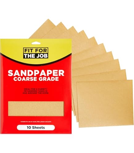 Papier Abrasif FLEX 225mm P100 - Lot De 12, Pour Plâtre/murs, Trous D'aspiration