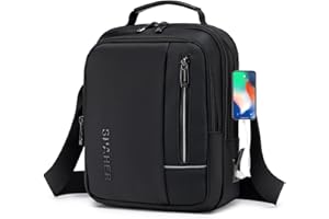 SPAHER Torebki Męskie do Zawieszenia Torba na Ramię Torba Męska na Ramię Torba Męska do Zawieszenia Mała Torebka Męska na Nadgarstek Torba Biznesowa Prezent dla Mężczyzny