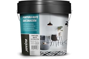 JOVIRA PINTURAS Pintura Mate Decoración - 11 KG - Blanco Liso. Interior-Exterior.Para paredes, techos y fachadas. (11 Kg) A-13C