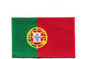 Drapeau Portugal - Lisbonne - Madère - Patch drapeau 30 x 20 mm - Écusson thermocollant - 0996 B Mini