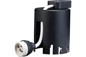 ‎PAULMANN Paulmann 236 Einbautopf für Premium Line Einbauleuchte 51 mm 230V GU10 Schwarz Deckenmontage max. 35W Einbaudurchmesser: 68 mm Einbautiefe: 114 mm