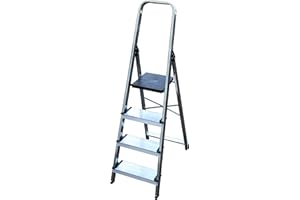 Arcama EA04 Escalera domestica, Gris Plata, 12 cm