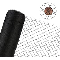 Vocray Vogelnetz 9,2 X 9,2 M – Robustes Schutznetz Mit 0,95 Cm Maschen Gegen Vögel, Hirsche, Eichhörnchen