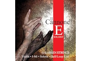 LARSEN STRINGS Violin Saiten II Cannone E Stahl Kugel Soloist