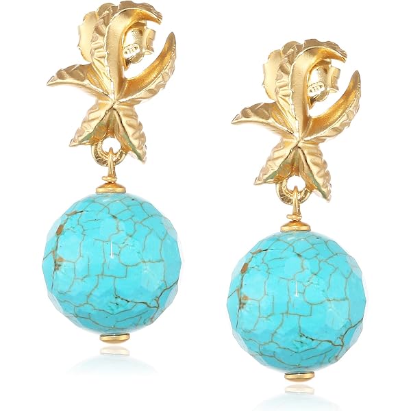 MISIS - Orecchino Donna a Cerchio in Argento placcato Oro 18kt - Fiori in Filigrana e Zirconi - Made in Italy - OR08619