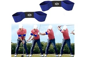 HOCENT Jeantet Sport Golf Swing Trainer Aid Grip Secret Arm Band Trainer Value 1/2 Pack, Golf Training Aids Professional Motion Posture Correction Belt For Men Women Kids…