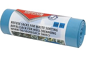 OFFICER PRODUCTS Office Products 22025232-01 - Sacchi per la spazzatura 120 l, 10 sacchi, colore: Blu
