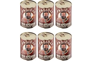 Fagioli alla Bud Spencer in salsa Barbecue - 6 lattine da 400 g - PRODOTTO ORIGINALE BUD POWER