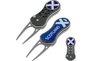 Asbri Golf Scotland Reparador de Marcas de Tono, Negro