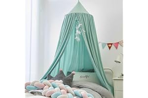 Ginkago Canopée pour lit Fille auvent auvent moustiquaire pour Enfants, Chambre à Coucher, décoration