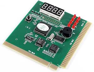 SODIAL(R) Carte de Diagnostic pour Carte Mere PC Analyseur de Code Post PCI/ISA a 4 Chiffres