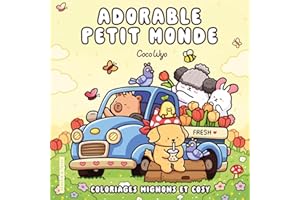 Adorable petit monde - Coco wyo - Livre de coloriage Cozy cuties - Cosy colo