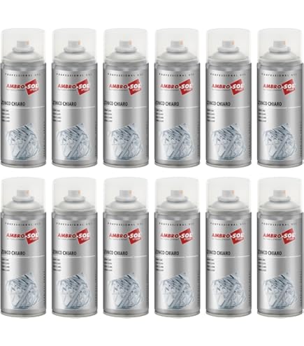 Magazzini GM ULTRAZINC, Spray Zincante A Freddo, 98% Zinco Puro, Asciugatura 2 Min - Foto 3