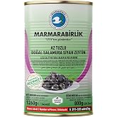 Marmarabirlik Low Salt Natural Brine Juicy Olives 800 gr Tin (S) 291-320