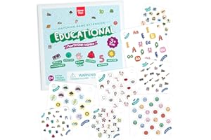 Nene Toys Ladybug’s Memory Game Extension [Educational] - 24 Additional Memory Cards with Numbers, Letters, Animals, Body Parts – Different Levels of Difficulty