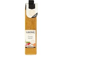 UBENA, Curry Inglese, Sapore Medio-Piccante e Dolce, Miscela di spezie per insaporire Piatti a Base di Riso, Pesce, Pollame, Formato Clip Sachet da 30 gr