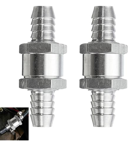 Valvola Di Ritegno Unidirezionale 6-12mm - Lega Alluminio | Per Carburante/Acqua - Foto 12