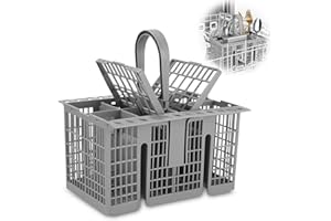 Tixexo Besteckkorb Universal für Spülmaschine 20.8x16x21.8cm für Hotpoint/Indesit/Whirlpool/Bauknecht/Ikea 488000386607/C00257140, Geschirrspüler Zubehör für Unterkorb