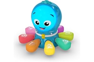 Baby Einstein Ocean Explorers Go Opus Go Crawl & Chase Activity Toy with Music Lights and Learning Content for Ages 3 months to 5 years.