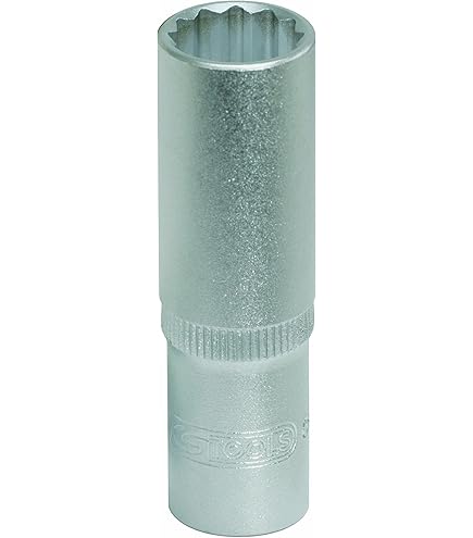 KS Tools 9173803 Douille Longue 6 Pans Emmanchement Largeur Clé 7/8, 3/20,3 Cm