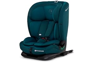 Kinderkraft ONETO3 I-Size Child Car Seat, Base with Isofix, Top Tether, Reclining for Toddlers & Infant, Group 1/2/3, Up to 12 Years, Safety Certificate ECE R44/04, 9-36 kg, Blue