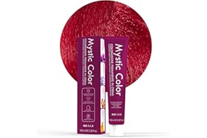 CAPELLO POINT Mystic Color, Tinte para el Cabello, Fórmula Enriquecida con Aceite de Argán y Caléndula, Coloración Permanente en Crema de Larga Duración, Rubio Rojizo Intenso 7.66, 100 ml