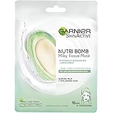 Garnier Nutri Bomb Milky Face Sheet Mask Almond Milk and Hyaluronic Acid for Nourished & Restored Skin 28 g