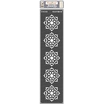 Tile Stencil 12x12 CrafTreat Reusable Border Lace Stencils For Painting ...