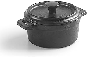 Lacor - 63392 - Cacerola Mini, Cacerola Con Tapa, Fabricado en Melamina, Apta para Lavavajillas, Libre de BPA, Ø10 cm, 210 ml, Negro