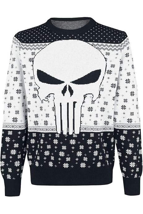 Pull Over The Punisher Marvel - Logo : Amazon.fr: Informatique