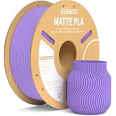 ELEGOO Matte PLA Filament 1.75 1kg Purple Lavender | Dimensional Accuracy +/- 0.03mm, 3D Filament Spool, for Most 3D Printers