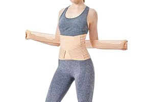 INNObeta Rückbildungsgürtel Nach Geburt, Postpartum Gürtel für Damen, Bauchgurt Nach op, Kaiserschnitt, Schwangerschaft, Bauchgurt mit Rückenunterstützung für damen (Hautfarbe S)