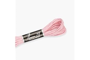 Premium Embroidery Thread Luca-S, 100% Giza Cotton, Oeko TEX Certified Stranded Cotton - 44 / DMC 151 / Anchor 73