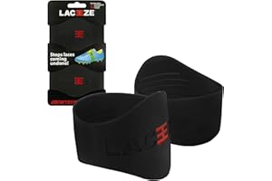 LACEEZE Original Bands – As Seen on Dragons' Den – Ribbed Technology – Secure Laces, Prevents Unraveling, Fits Shoe Size UK C13 – UK 6.5, Ideal for Sports Shoes, Football, Rugby