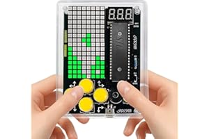 FAELNK Kit de Soldadura para Consola de Juegos 7 en 1, Kit de Práctica de Soldadura para Consola de Juegos Portátil para Estudiantes, aAprendizaje y Uso Diario
