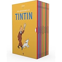Tintin Paperback Boxed Set 23 titles: The Complete Official Classic Children’s Illustrated Mystery Adventure Series (The Adve