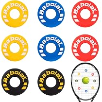 Lot De 8 Amortisseurs De Vibrations Pour Raquettes De Tennis - Silicone Souple - Forme Lettre/Colored - Réduit Le Bruit Et Les Vibrations