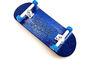 SPITBOARDS 34 mm Fingerboard Complete Wood Pro Set-Up (pré-assemblé, 5 couches), Pro Trucks, Roues à roulement CNC, bande antidérapante en mousse,