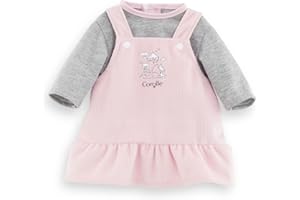 Corolle - Robe et T-Shirt Bords de Loire, vêtements, pour Poupon 30cm, dès 18 Mois, 9000110860