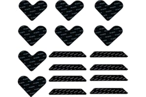 JUGNAW Ferma Tappeto Antiscivolo da 16 Pezzi, Sottotappeto Antiscivolo, Antiscivolo per Tappeti, Sicuro per Pavimenti in Materiale Duro, Adesivi Forti per Angoli di Tappeti