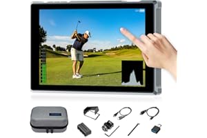 FEELWORLD FW759PRO 7 Zoll Touchscreen Kamera Monitor 4K HDMI DSLR Video Externer Monitor mit 2200mAh Akku und Tasche,9:16 Marker 178° Weitwinkel für DSLR Kamera/Camcorder