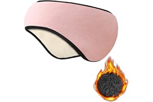 Minicoco Ear Muffs Fleece Ear Warmer Headband Winter Warm Ear Muffs for Wind Winter Earmuffs Cycling Headband Ear Warmer for Skiing Running