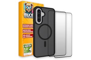 BEXX SMART SIMPLE SECURE BEXX 360 Guard | Rundum-Sorglos-Paket | Für Samsung Galaxy A36 & A56 5G | Stoßfeste Hülle + 2X 9H Hochleistungs Schutzgläser | Maximaler Rundumschutz | Für MagSafe