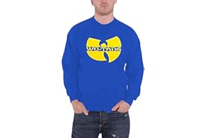 Wu-Tang Clan Sweatshirt Katana Band Logo Nue offiziell Unisex Blau