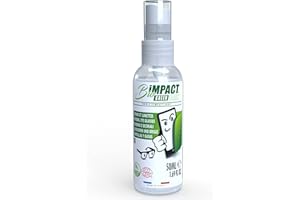 BIOIMPACT Spray pulizia per smartphone e occhiali (50ml) detergente ecologico 99% naturale certificato da Ecocert