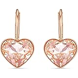 Swarovski Bella Heart Earrings with Sparkling Swarovski Crystals in Heart Shape