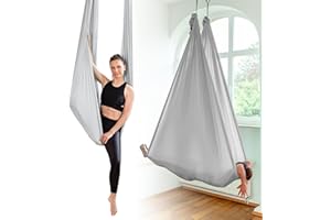 ‎YOSANA Yosana Hängematte | Komplettset inkl. Befestigung | TÜV geprüft | Nylon Tuch 5m x 2,6m