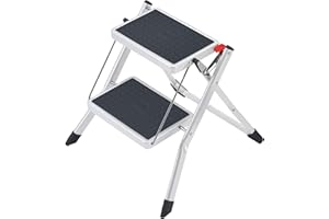 GIERRE Taburete de acero Minisga (2 peldaños)