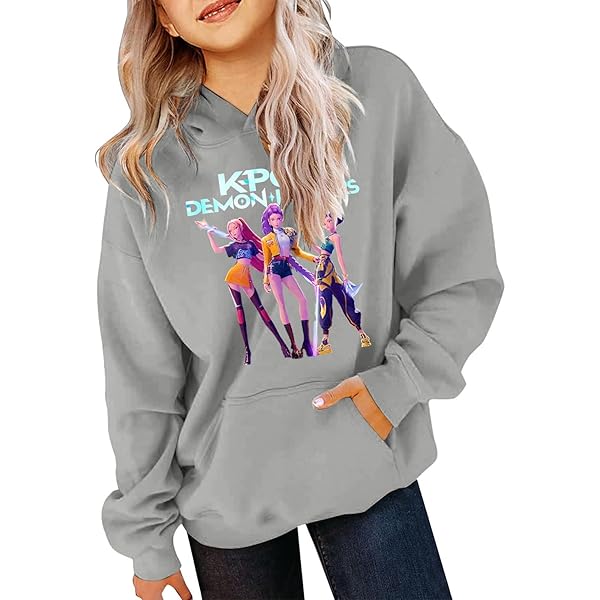 Anime Hoodie Mädchen Jungen - Kapuzenpullover Mit Druck Langarm Streetwear